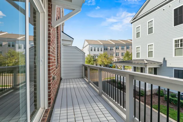 a view of a brick buildings with entryway
