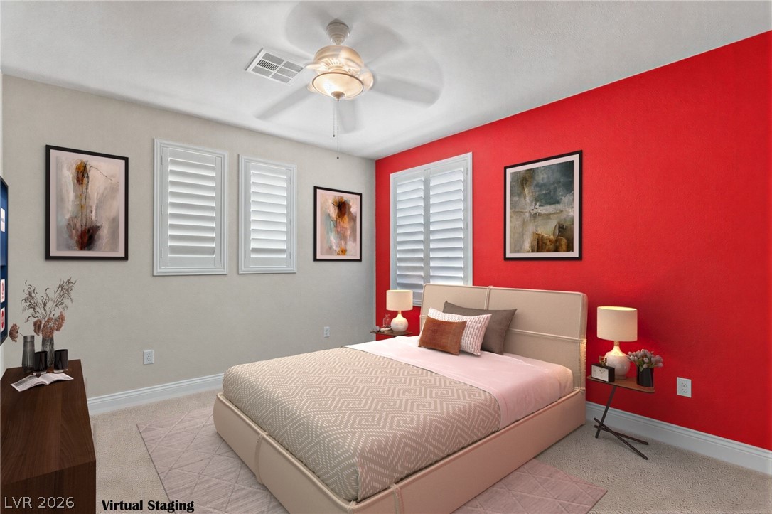 8431 Durango Ranch Court Las Vegas, NV 89113 - Photo 22 of 49 Bright and airy, this bedroom features natural light and a comforting ambiance.