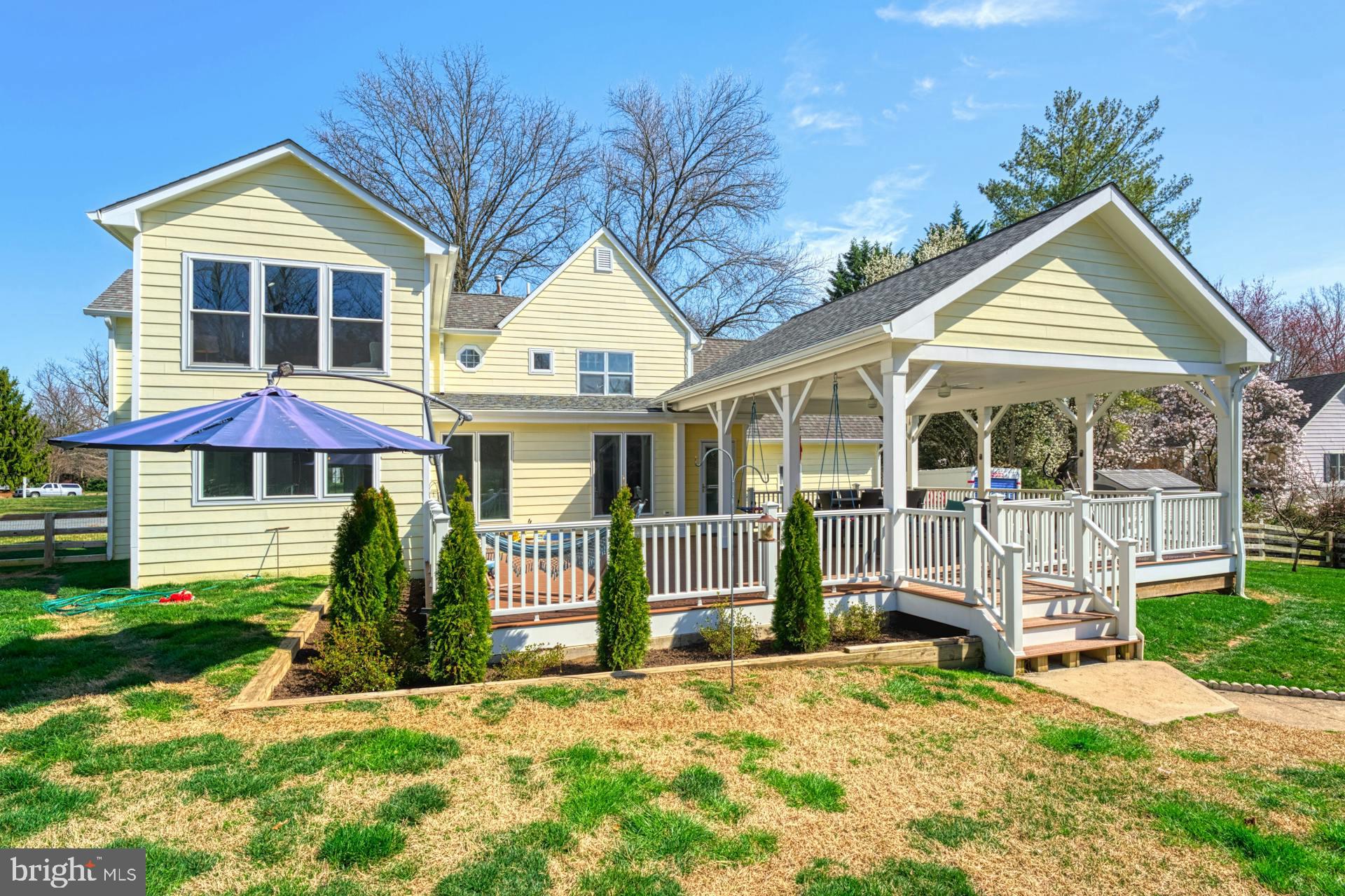 11055 Bishopsgate Court Reston, VA 20194 - Photo 26 of 31 VIEW OF BACK OF HOME W ADDITIONS