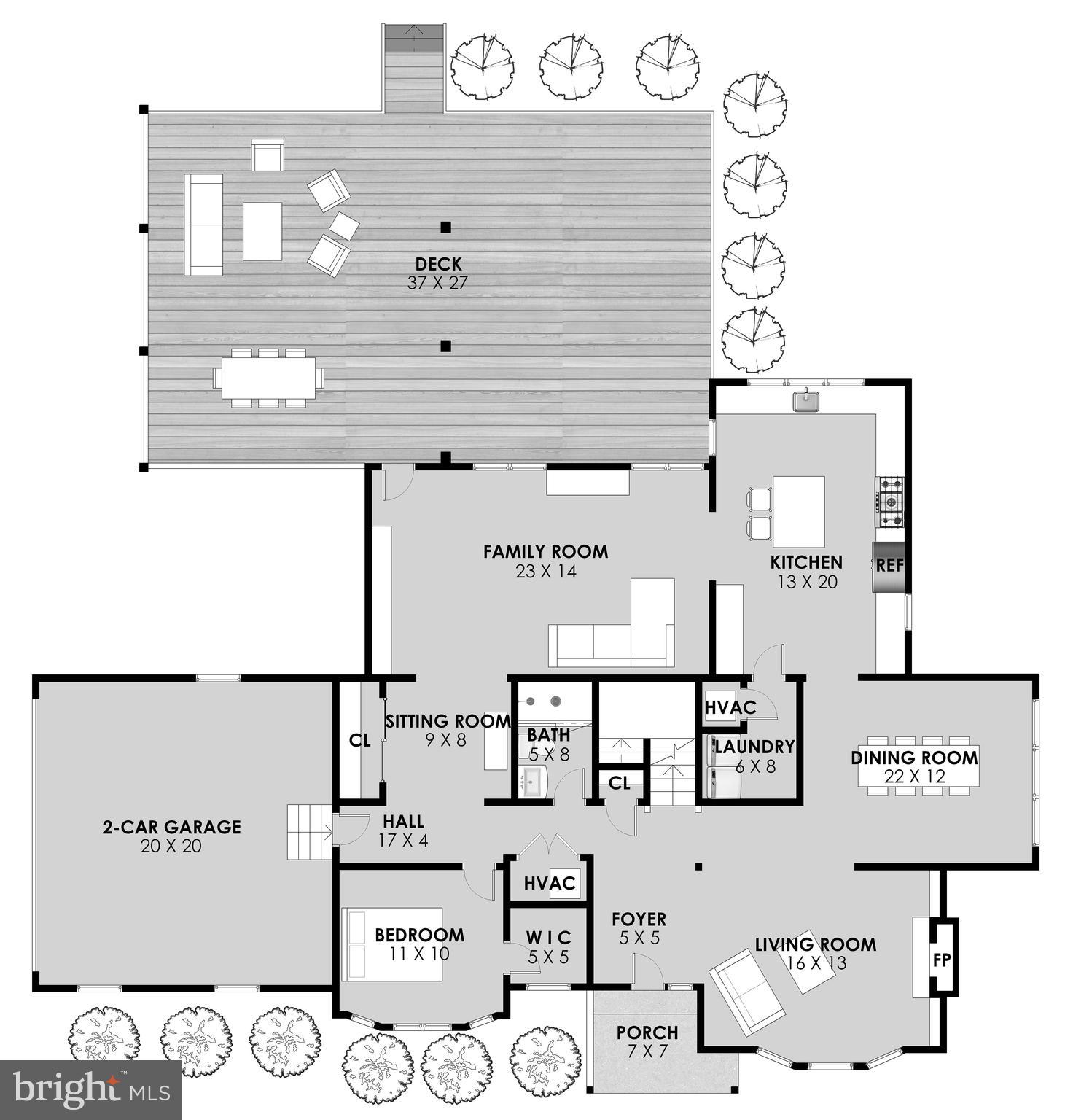 11055 Bishopsgate Court Reston, VA 20194 - Photo 30 of 31 MAIN LEVEL FLOORPLAN