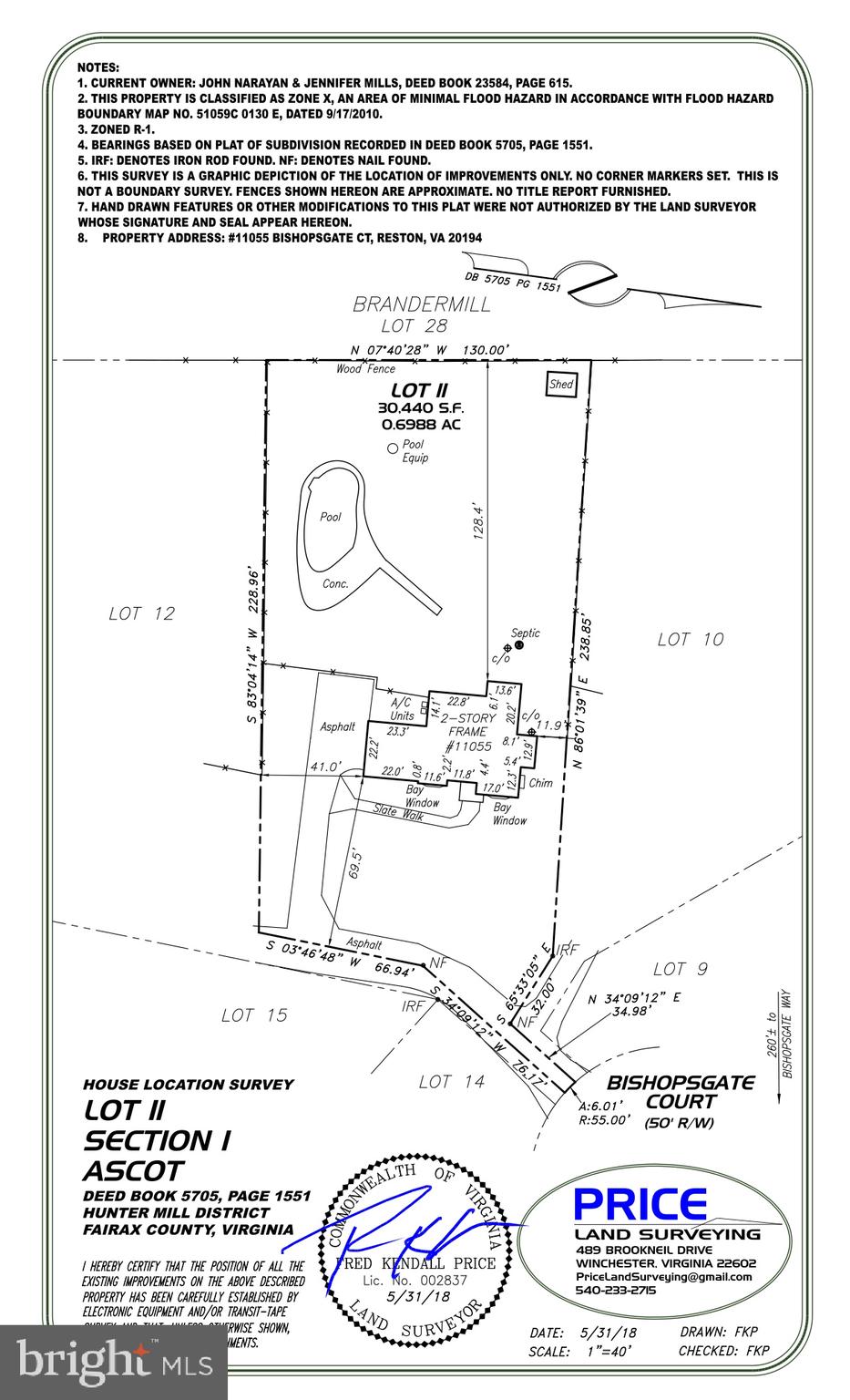 11055 Bishopsgate Court Reston, VA 20194 - Photo 28 of 31 PLAT