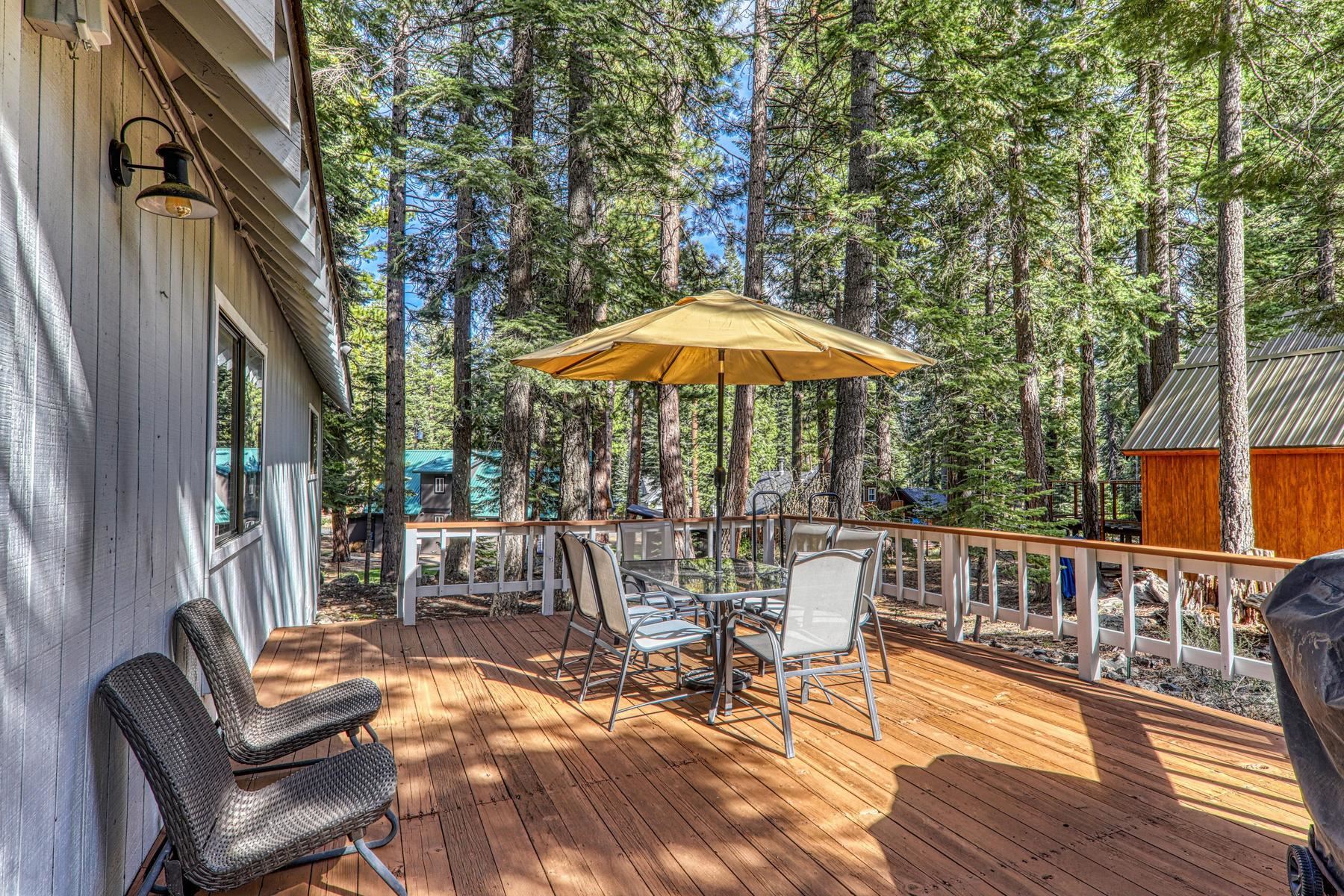 5656 Victoria Road Carnelian Bay, CA 96140 - Photo 5 of 28 a view of two chairs and table in the balcony