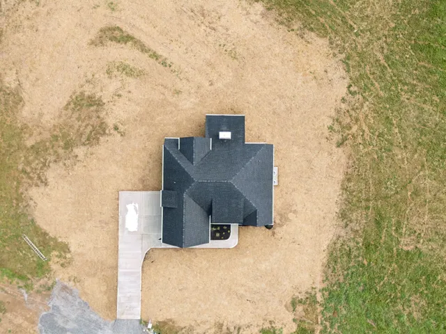 a view of a lake with a mountain