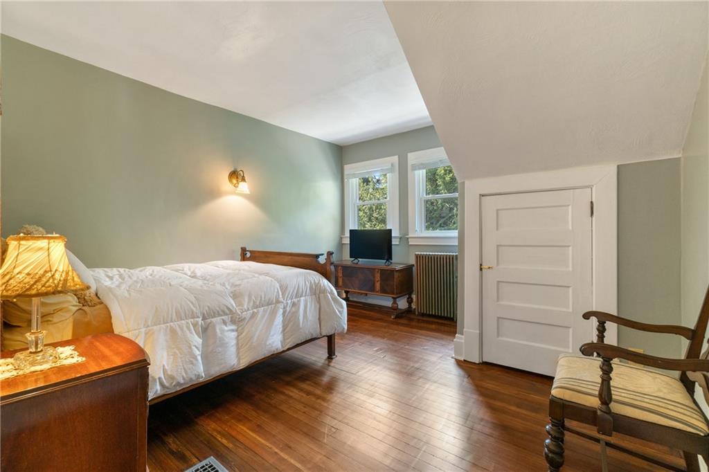 664 Hamilton Road Pittsburgh, PA 15205 - Photo 27 of 43 a bedroom with a bed and a view of closet