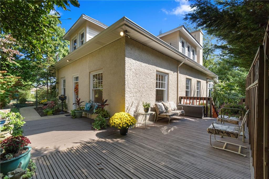 664 Hamilton Road Pittsburgh, PA 15205 - Photo 36 of 43 a view of a house with backyard and sitting area