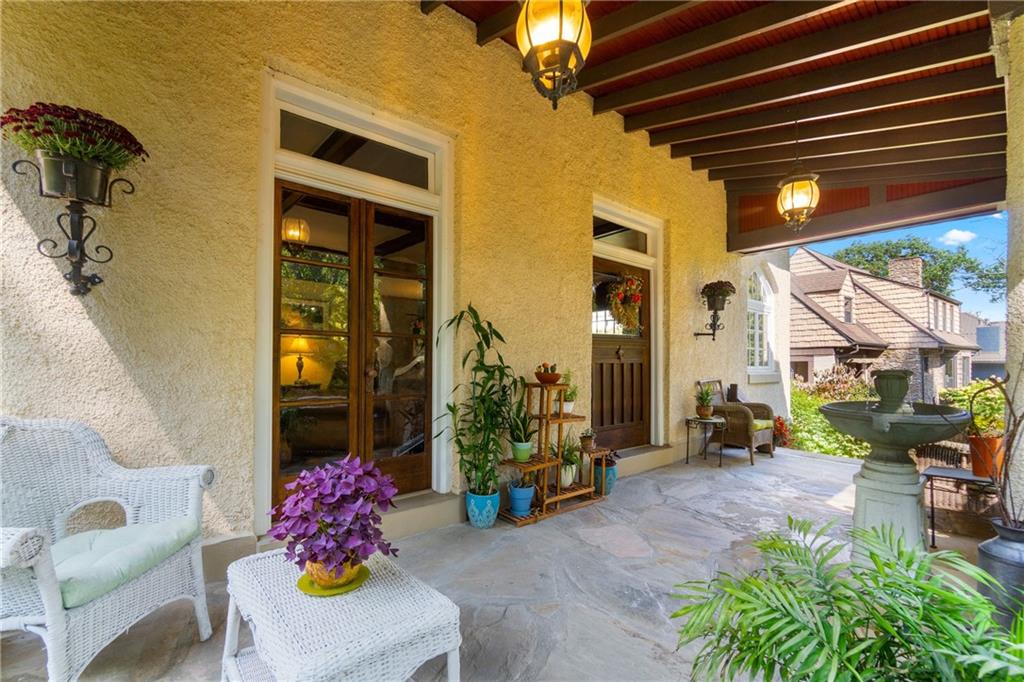 664 Hamilton Road Pittsburgh, PA 15205 - Photo 5 of 43 a front view of a house with outdoor seating