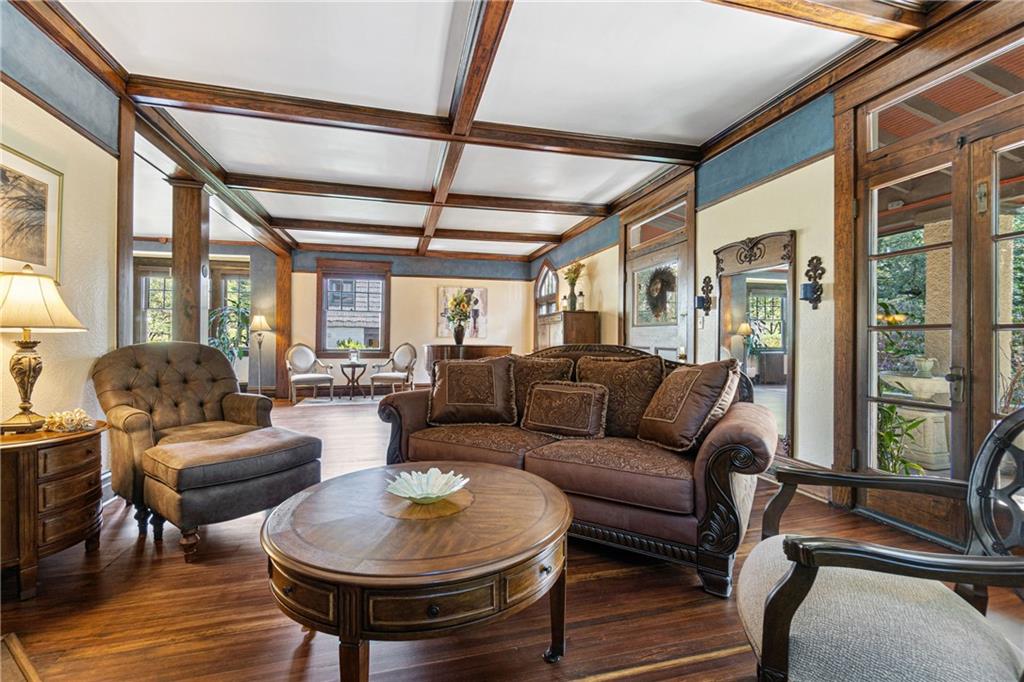 664 Hamilton Road Pittsburgh, PA 15205 - Photo 10 of 43 a living room with furniture and a large window