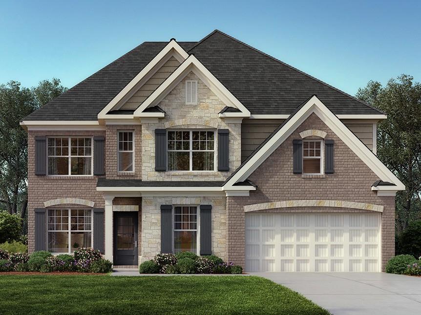 3905 Hurt Bridge Road Cumming, GA 30028 - Photo 1 of 1 a front view of a house with a yard
