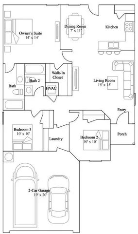 $292,520 | 494 Valley View Drive, Tonganoxie, KS 66086