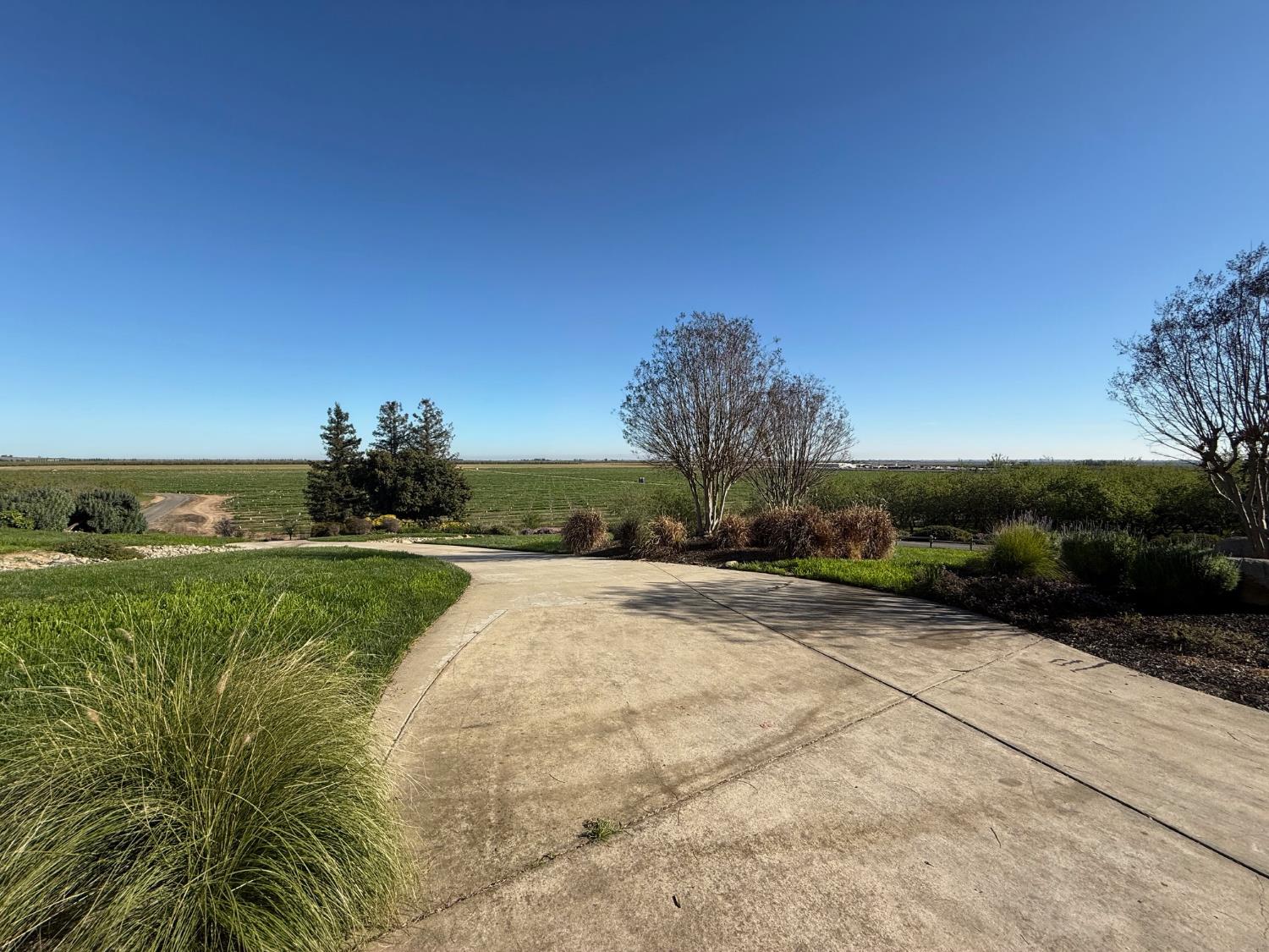 4060 Orestimba Road Newman, CA 95360 - Photo 24 of 46 a view of a garden with a building in the background