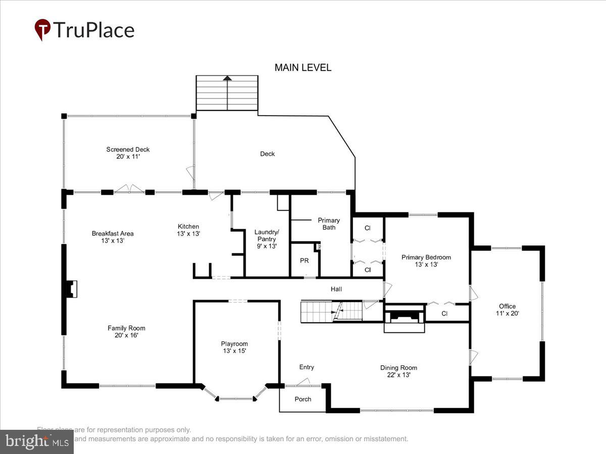 308 West Wind Road Towson, MD 21204 - Photo 78 of 80 Main level floor plan