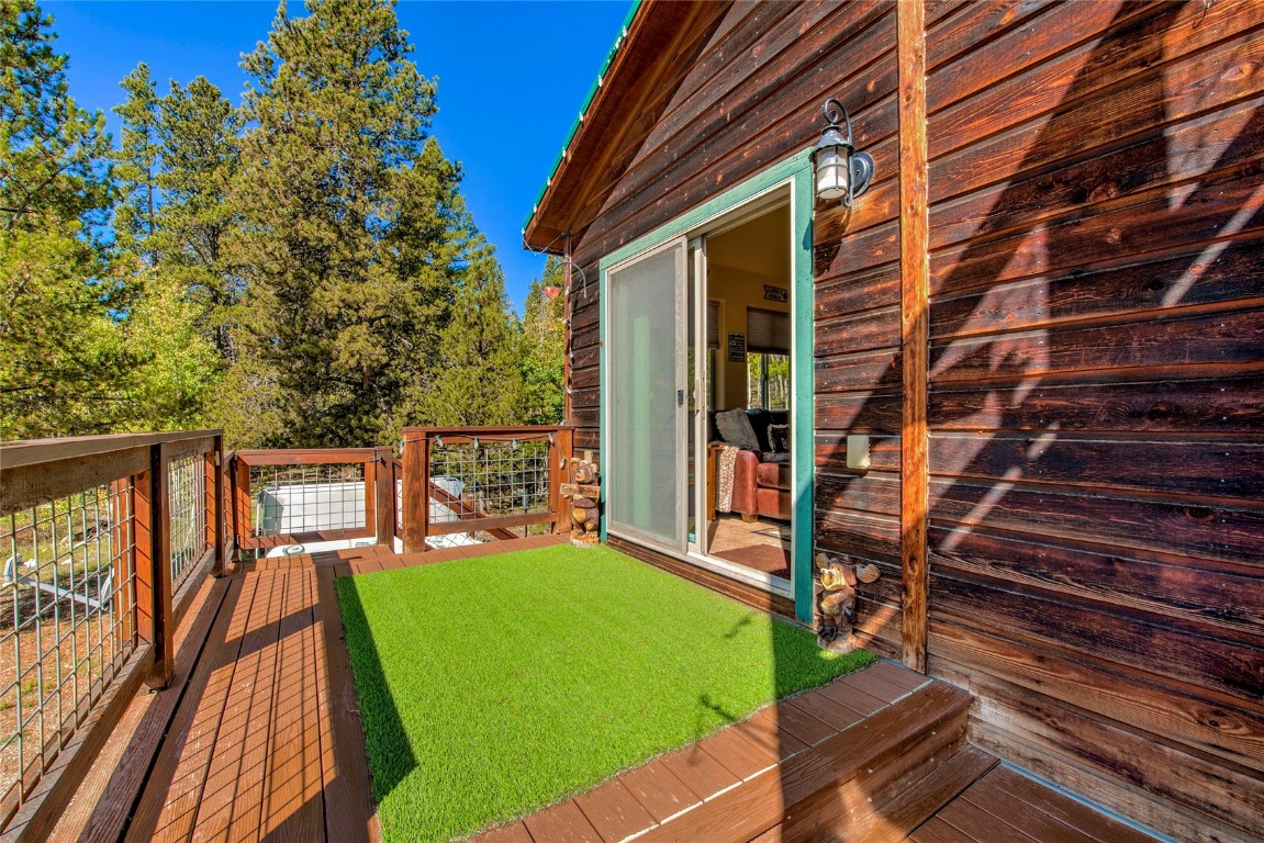 2891 Nugget Road Fairplay, CO 80440 - Photo 11 of 50 Side deck to the enclosed sun room