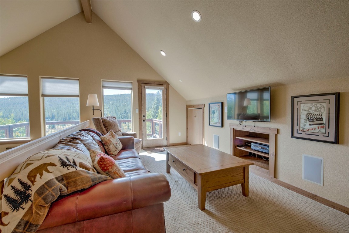 2891 Nugget Road Fairplay, CO 80440 - Photo 22 of 50 Upstairs loft/office, TV room