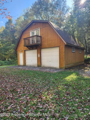 a backyard of a house