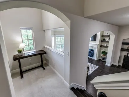 a room with furniture and window