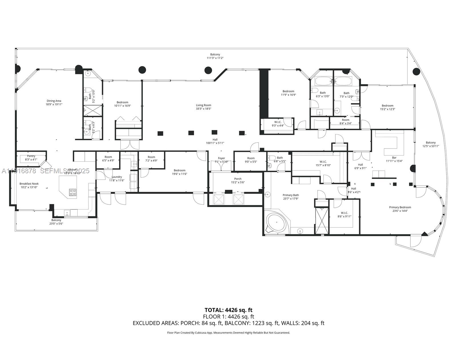 5025 Collins Avenue, Unit PH1 Miami Beach, FL 33140 - Photo 45 of 62 a black and white photo of a refrigerator