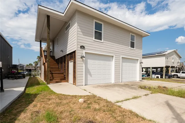 a view of a house with a patio