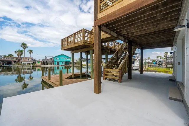 a view of a porch with furniture