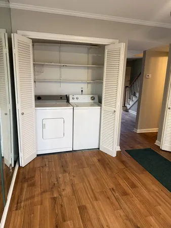 a view of storage and utility room