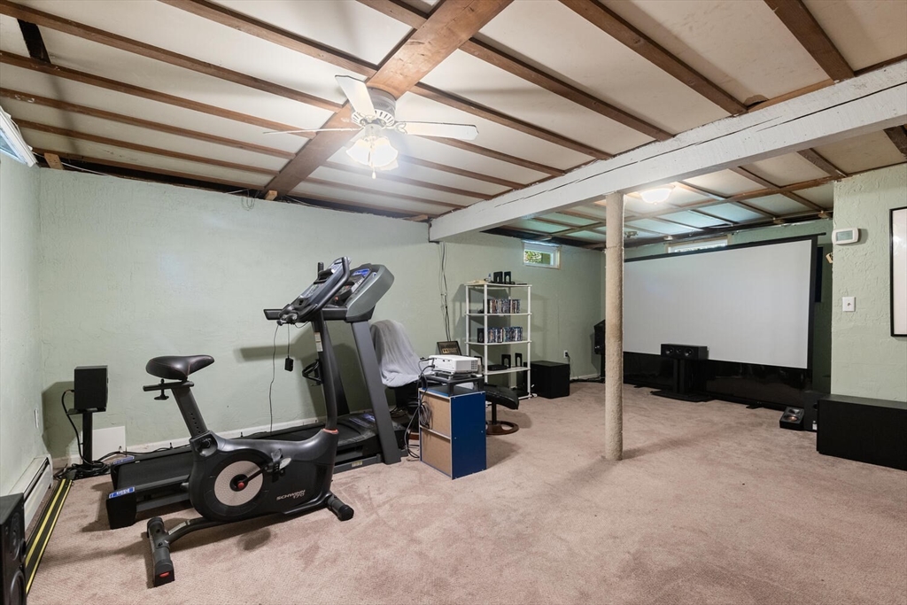 63 Baldwin Road Billerica, MA 01821 - Photo 27 of 38 a view of a room with gym equipment