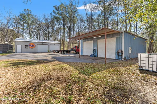a view of a car garage