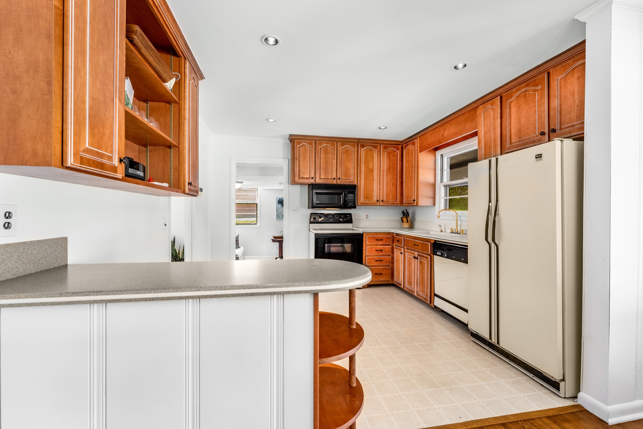 5123 Regent Drive Nashville, TN 37220 - Photo 12 of 29 a kitchen with stainless steel appliances granite countertop a refrigerator and a sink