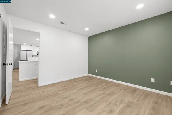 a view of empty room