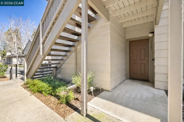 a view of outdoor space and deck