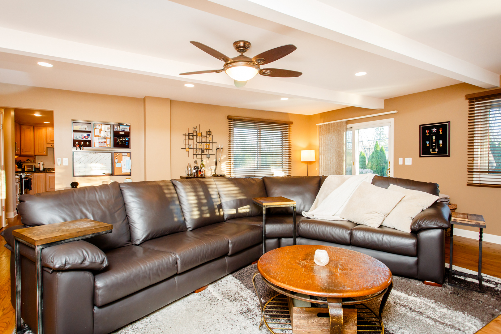 25 Mulberry Road Deerfield, IL 60015 - Photo 24 of 63 a living room with furniture a ceiling fan and a window