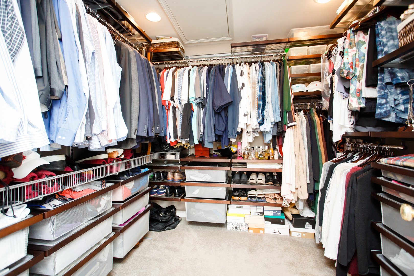 25 Mulberry Road Deerfield, IL 60015 - Photo 32 of 63 a view of walk in closet with clothes and shoes