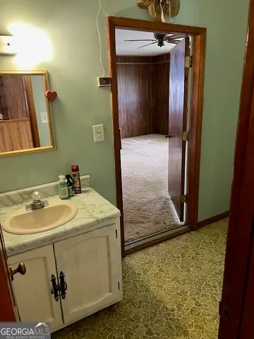a utility room with a sink
