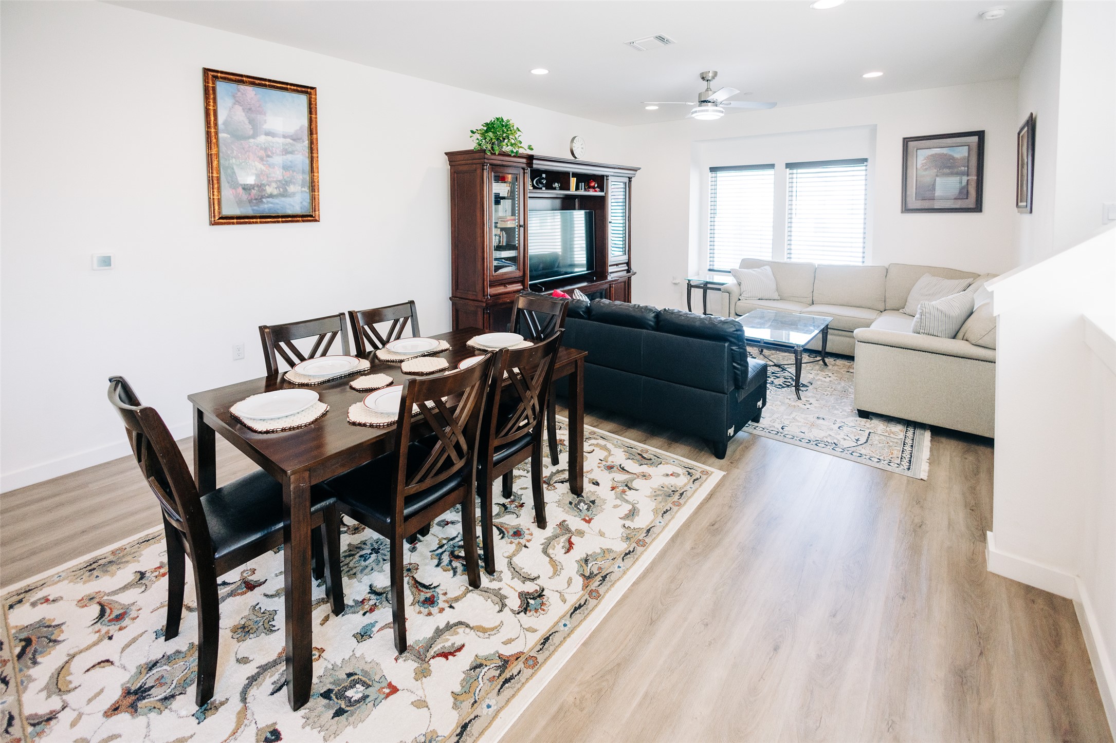 12500 Lamppost Lane, Unit 17 Austin, TX 78727 - Photo 11 of 19 a living room with furniture and a wooden floor