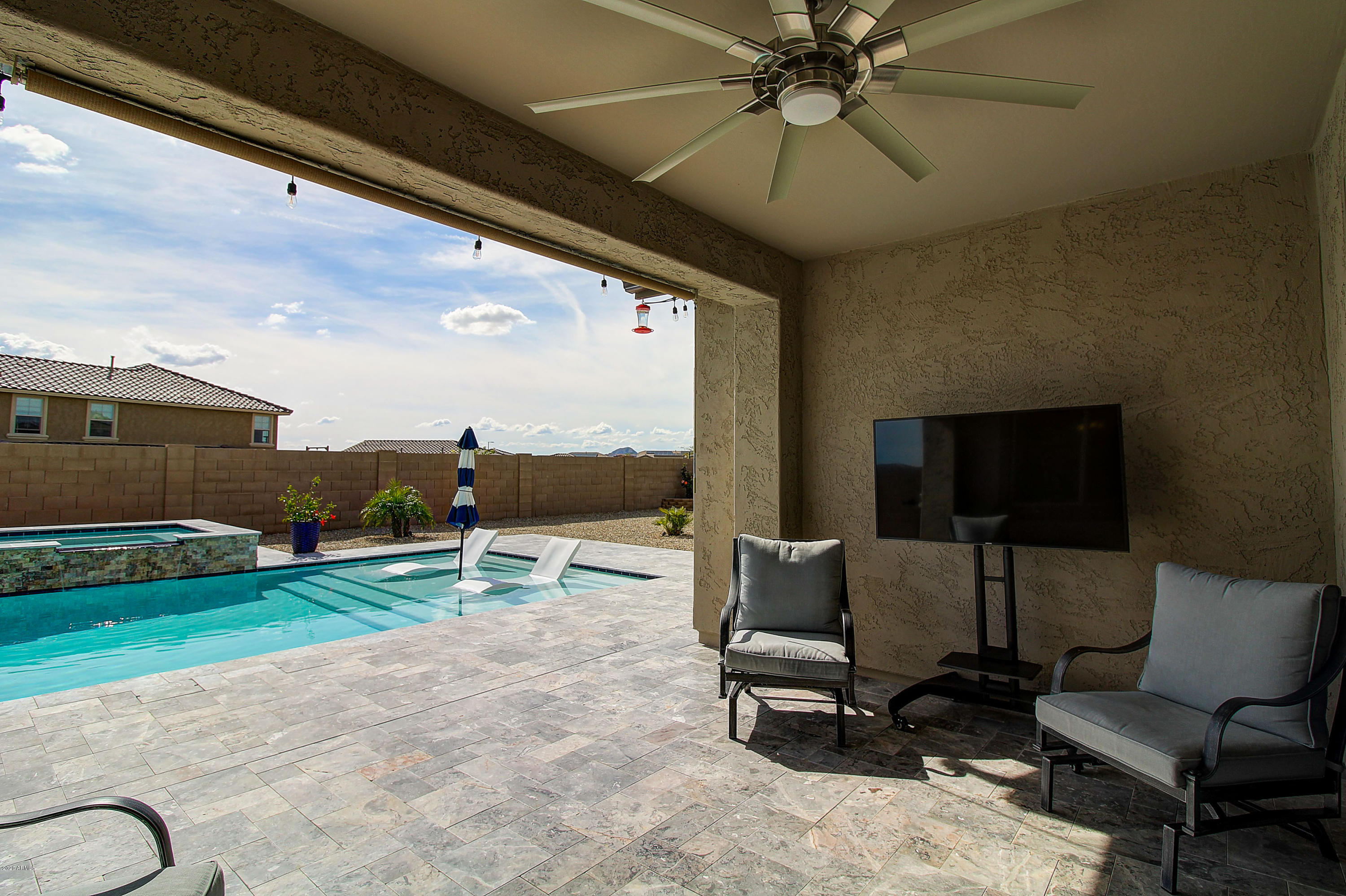 18285 West Tecoma Road Goodyear, AZ 85338 - Photo 28 of 60 Extended Back Porch