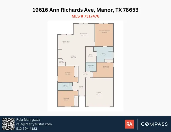 $320,000 | 19616 Ann Richards Avenue, Manor, TX 78653