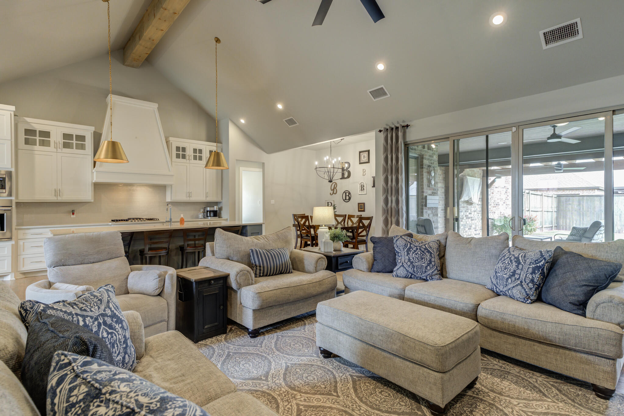 3918 137th Street Lubbock, TX 79423 - Photo 31 of 64 a living room with furniture and a large window