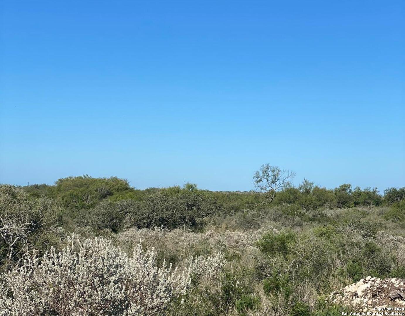 195 Legend Hills Uvalde, TX 78801 - Photo 1 of 6 a view of a dry yard with mountains in the background