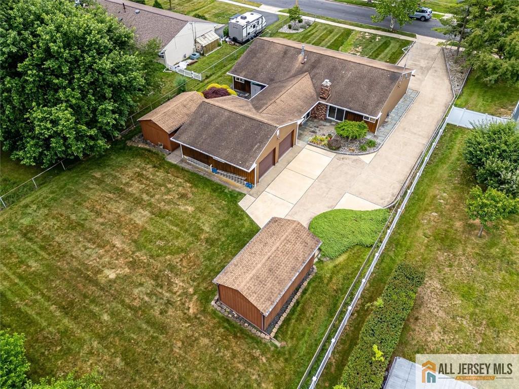 21 Tyndall Road Kendall Park, NJ 08824 - Photo 30 of 33 an aerial view of a house with garden space and street view