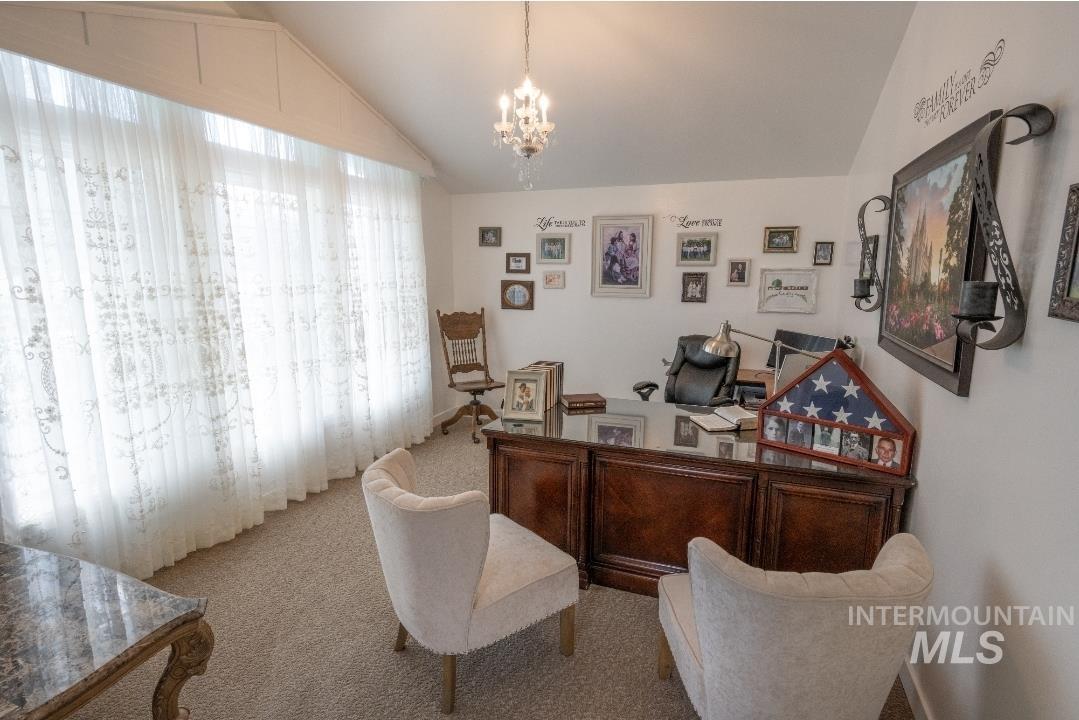 650 West 800 S Road Burley, ID 83318 - Photo 11 of 31 Office space with suspended lighting and lofted ceiling