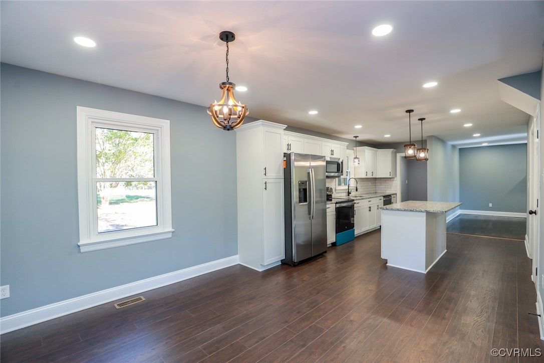 1130 Berryhill Road Henrico, VA 23231 - Photo 36 of 50 Kitchen with a kitchen island, stainless steel app