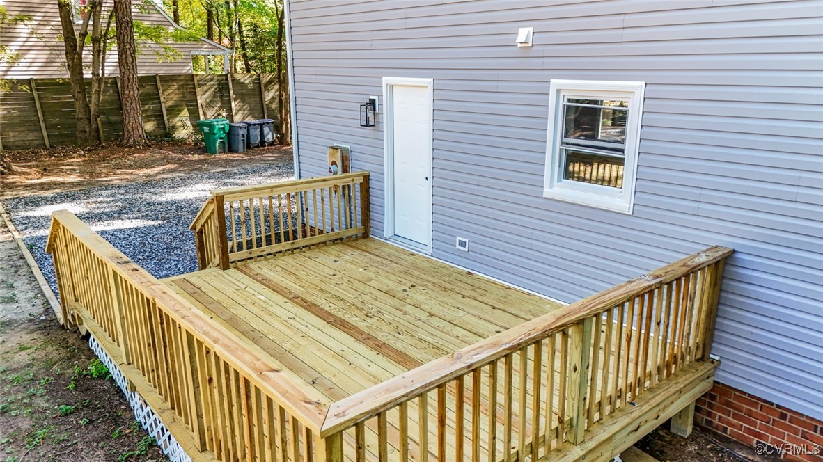 1130 Berryhill Road Henrico, VA 23231 - Photo 49 of 50 View of wooden terrace