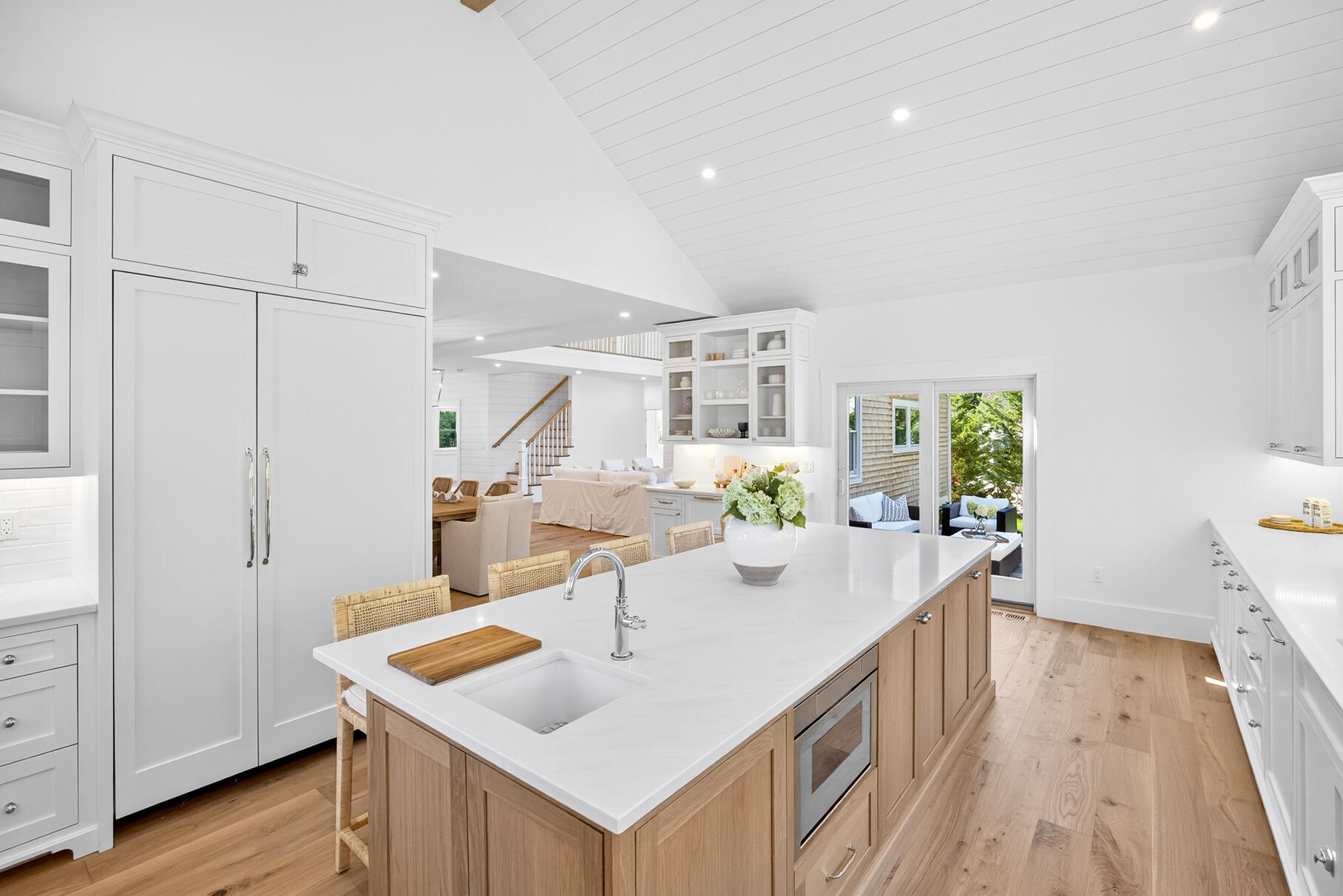 79 Rivers Edge Road East Falmouth, MA 02536 - Photo 19 of 104 a view of kitchen island with sink and wooden floor