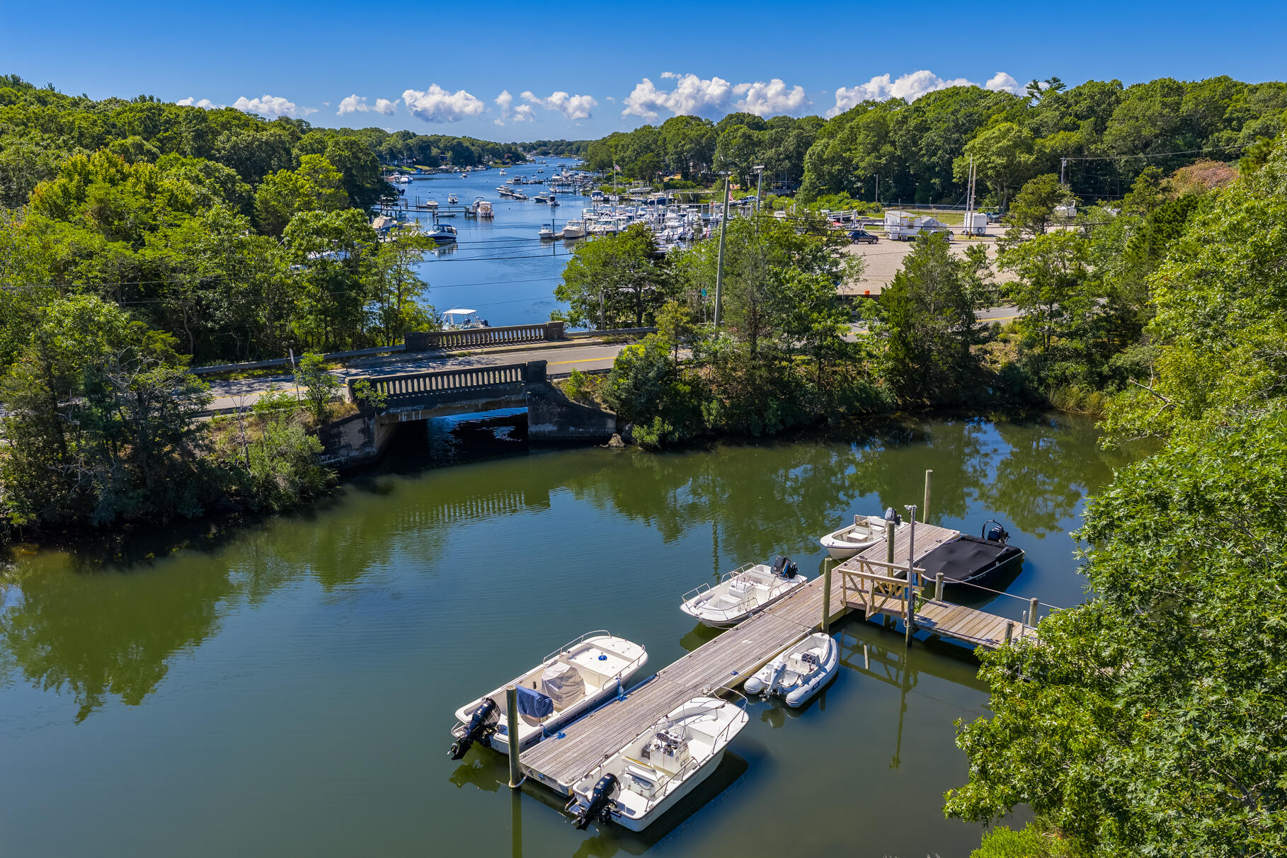 79 Rivers Edge Road East Falmouth, MA 02536 - Photo 2 of 104 an aerial view of a house with a lake view