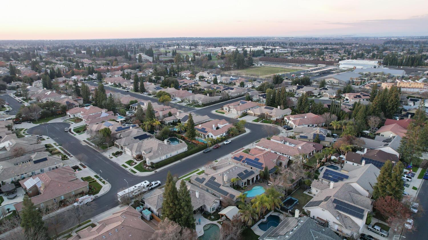 1081 North Harvard Avenue Clovis, CA 93611 - Photo 54 of 57 an aerial view of multiple house