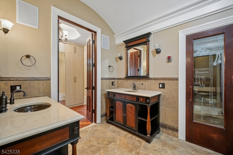 318 Franklin Road Denville, NJ 07834 - Photo 9 of 40 a view of a kitchen area with furniture and a fireplace