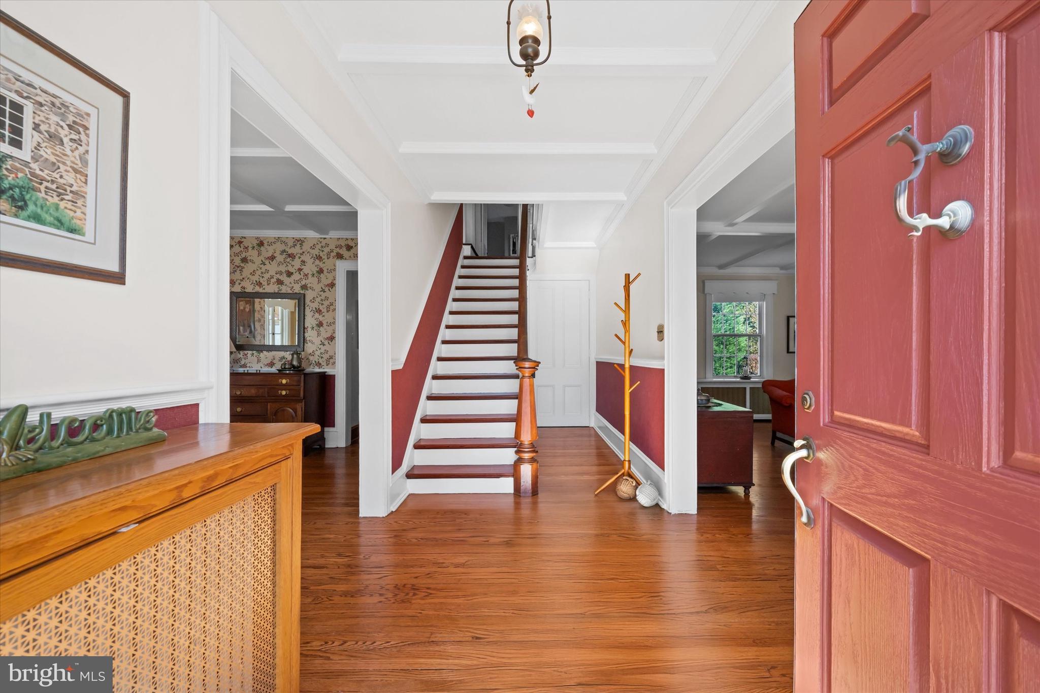 1509 Turkey Run Road Wilmington, DE 19803 - Photo 2 of 31 a view of entryway and hall with wooden floor