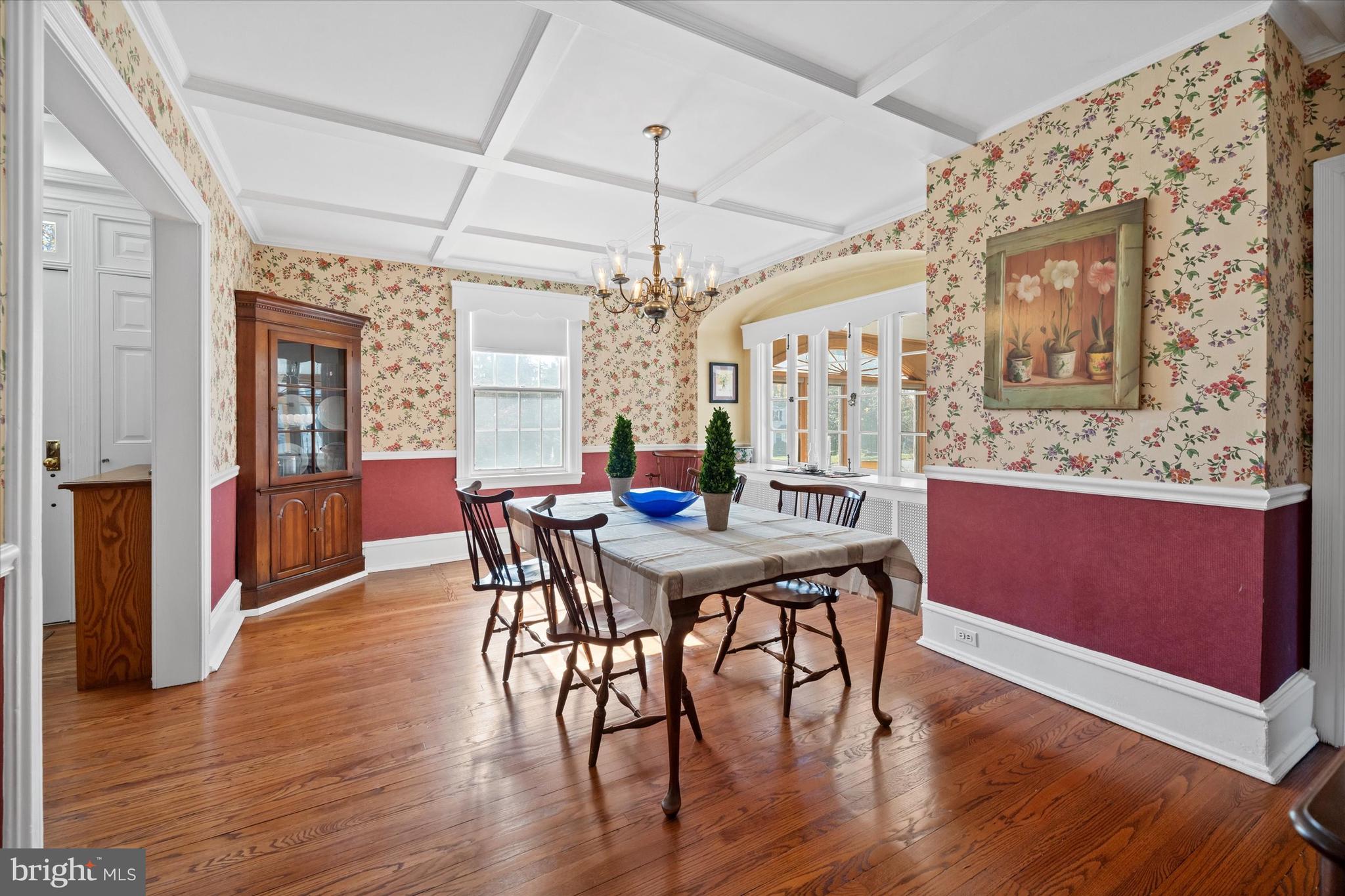 1509 Turkey Run Road Wilmington, DE 19803 - Photo 6 of 31 a view of a dining room with furniture window and wooden floor