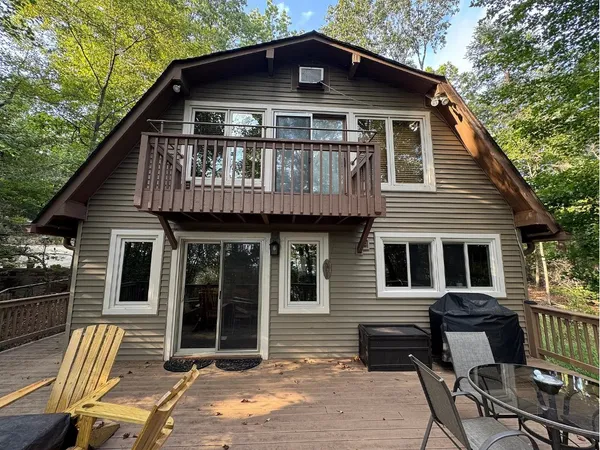a front view of a house with a porch