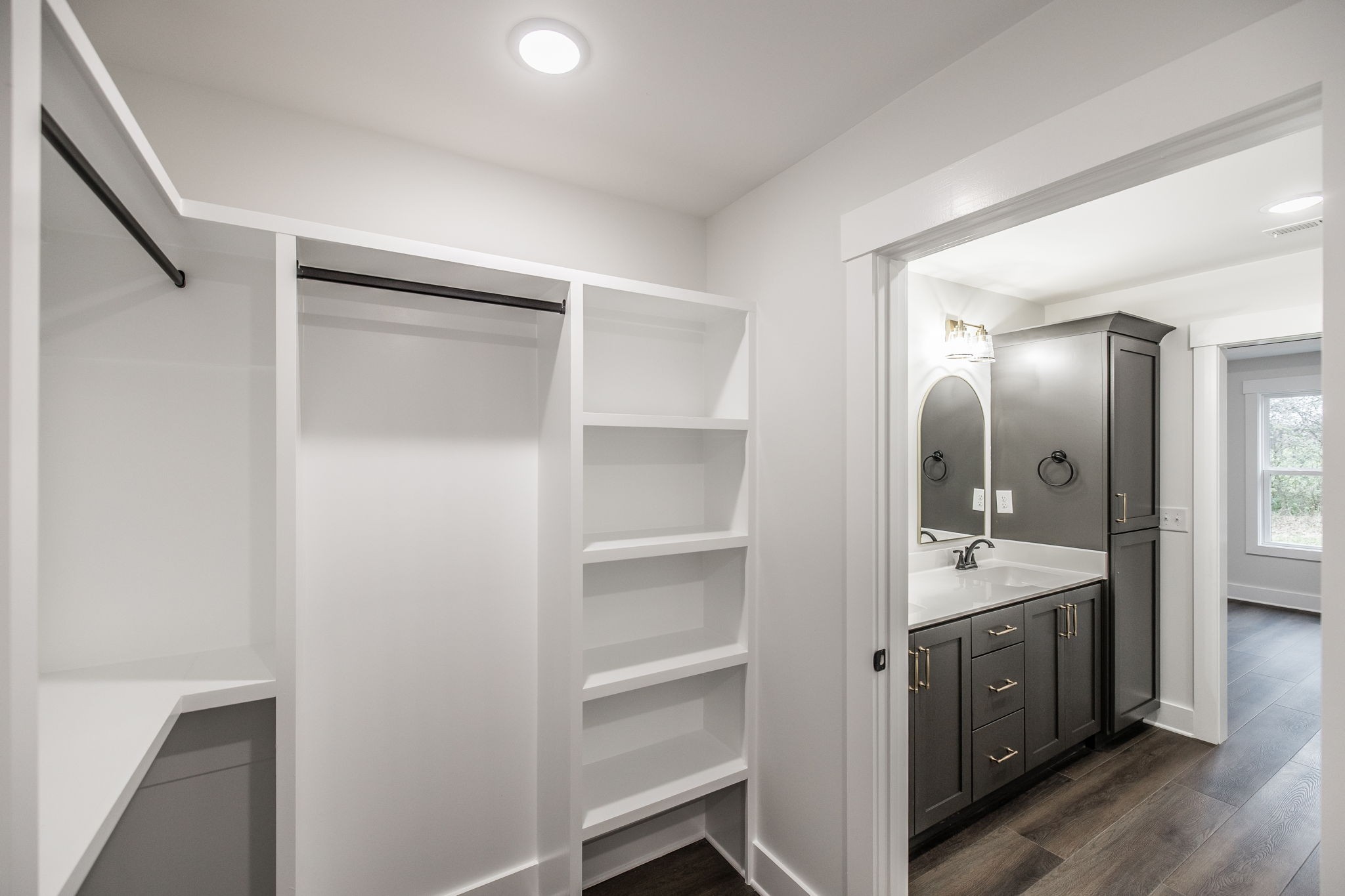 2157 Rylee Way Greenbrier, TN 37073 - Photo 26 of 35 a spacious bathroom with a double vanity sink and mirror
