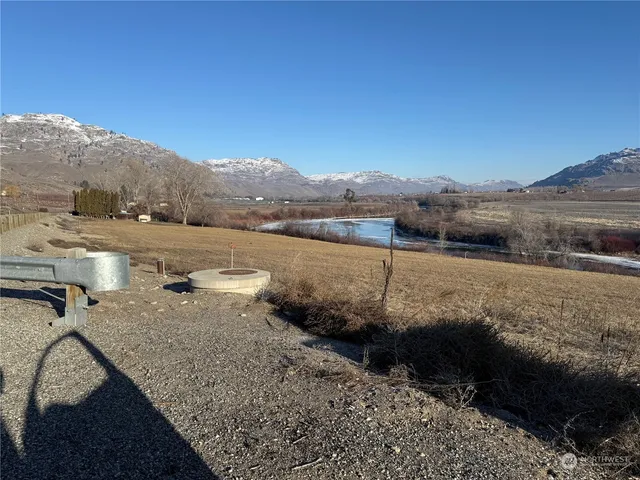 a view of lake and mountain