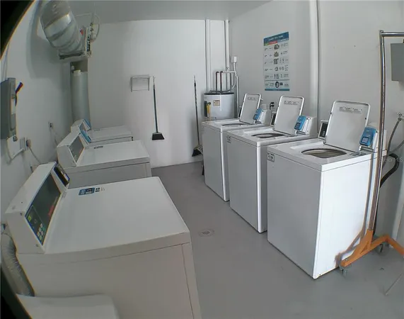 a sign board with a lake view